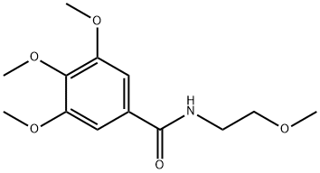 CAS#332117 - 89 - 2|3,4,5-trimetoxy-N- (2-metoxyetyl) benzamid